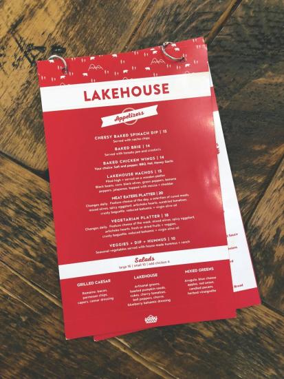 bungalow lakehouse menu