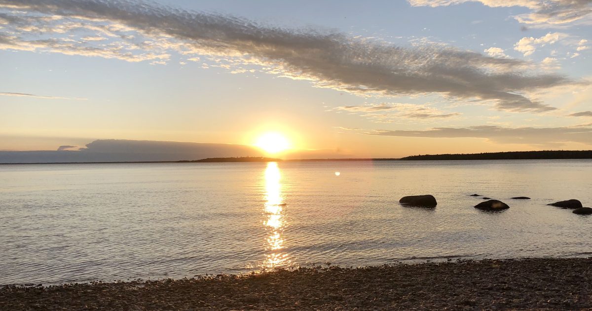 A midsummer dip? Gettin' beachy on Lake Winnipeg